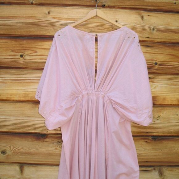 Free People Cotton Lace Ruffle Duster Top Dress - Picture 9 of 11